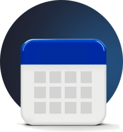 Calendar Icon Representing Real-Time App Updates
